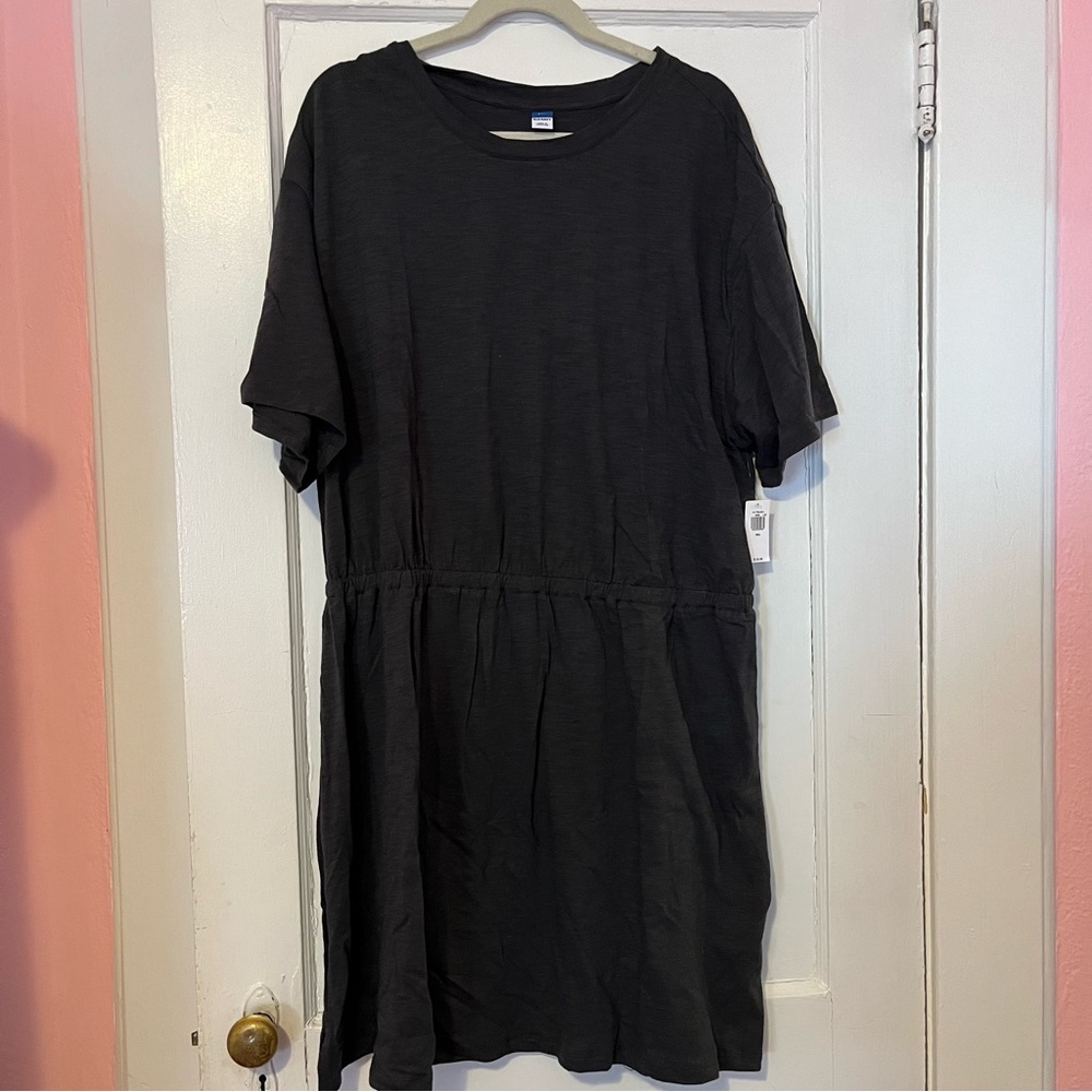 NWT Old Navy Grey Short Sleeve Dress - Picture 2 of 4